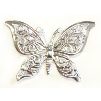 Stříbrný motýlek - 24 ks