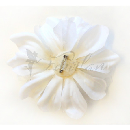 Květ na špendlíku - krémový