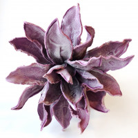 Velká pěnová květina - fialová