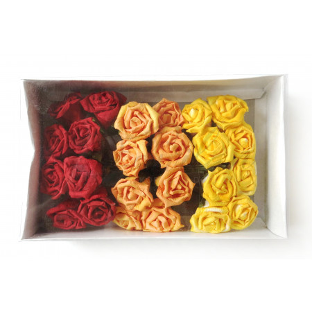 Papírové růže - malý box