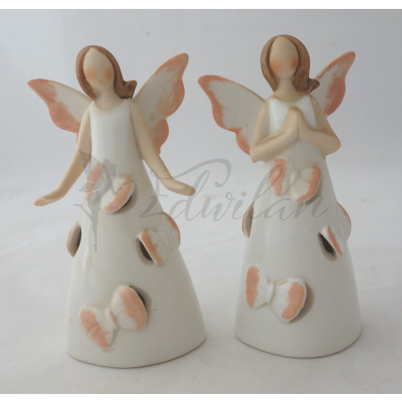Porcelánový andílek-svítící 2ks