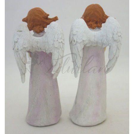 Sada andílků ve fialových šatech - 2ks (904)