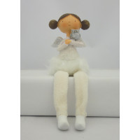 Sedící panenka se sovičkou