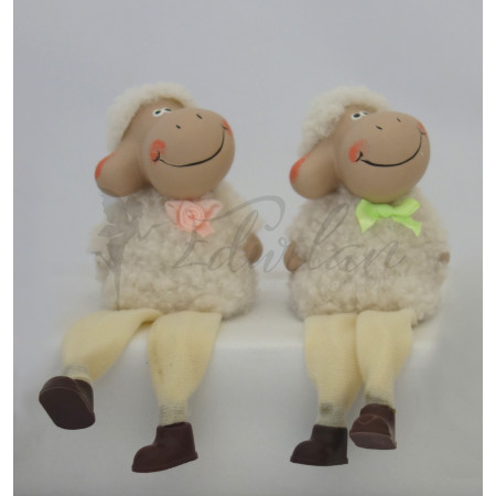 Sedící ovečka - 2 ks