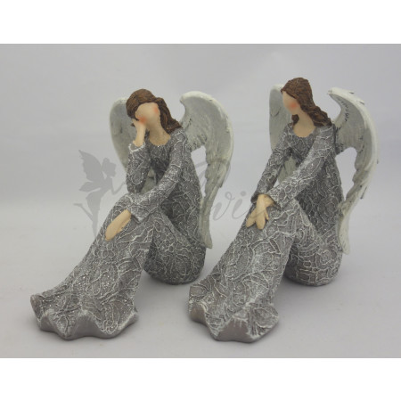 Sada sedící andělé - 2ks