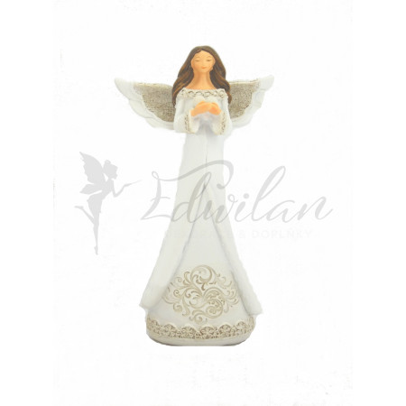 Anděl s ornamentem na šatech