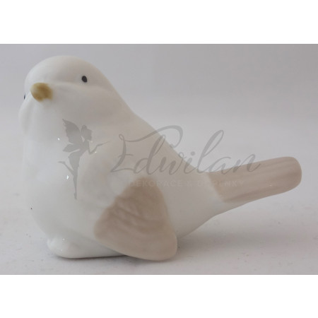 Ptáček - porcelán
