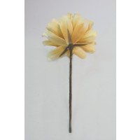 Krémová pěnová květina (103)