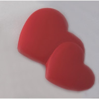 Magnety ve tvaru srdcí-3ks (červené)