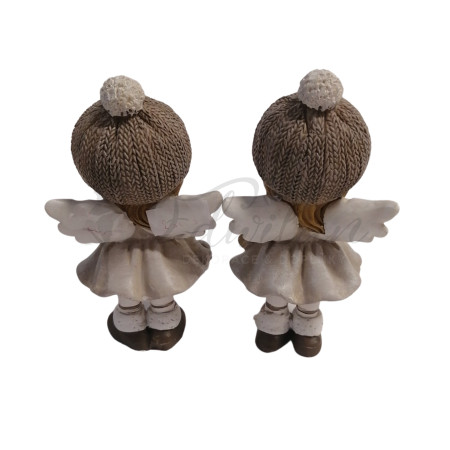 Zimní andílkové holčičky - sada 2ks