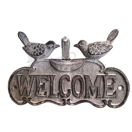 Závěsná dekorace ,,WELCOME'' s ptáčky