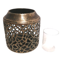 Designový kovový svícen