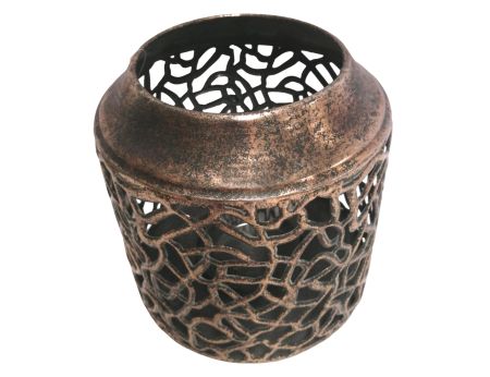 Designový kovový svícen