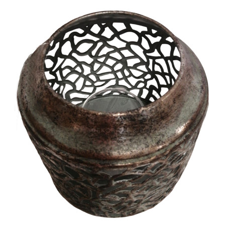 Designový kovový svícen