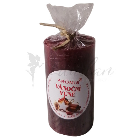 Svíčka válec -Vánoční vůně