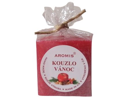 Svíčka kostka - Kouzlo Vánoc