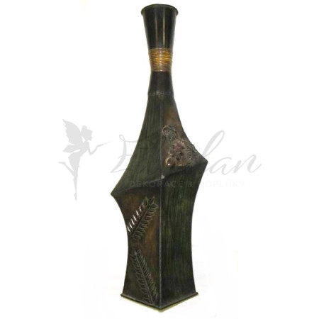 Zdobená plechová váza (velká) M0490-N